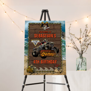 Monster Jam - Pirate's Curse Birthday Foam Board