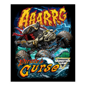 Monster Jam Pirate's Curse Poster