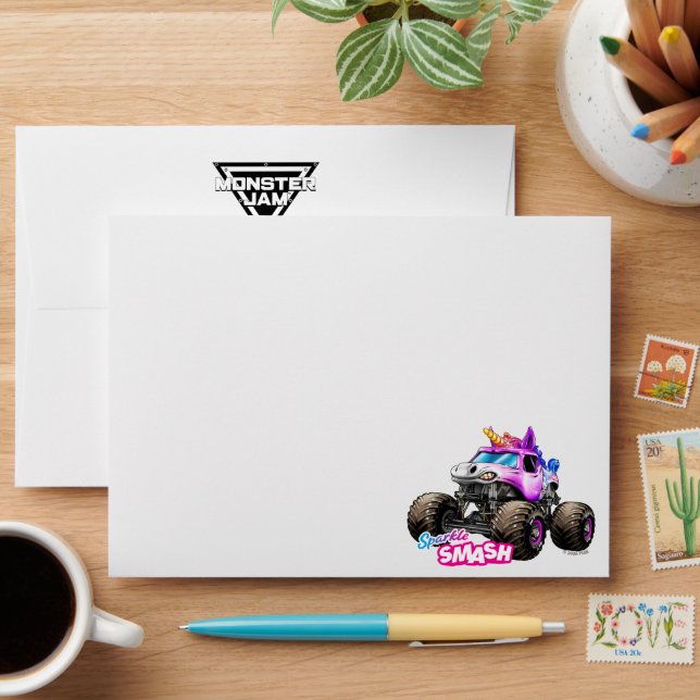 Monster Jam - Sparkle Smash Truck Envelope (Desk)