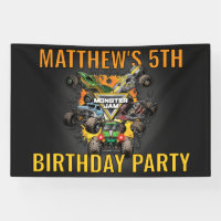 Monster Jam Trucks Birthday