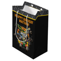 Monster Jam Trucks Birthday Medium Gift Bag