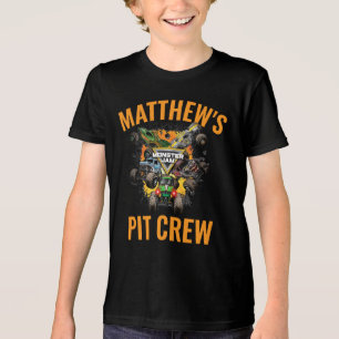 Monster Jam Trucks Pit Crew Tri-Blend Shirt