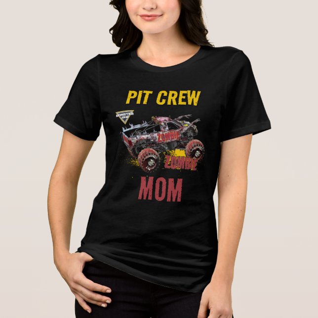 Monster Jam - Zombie Pit Crew Mom Tri-Blend Shirt (Front)