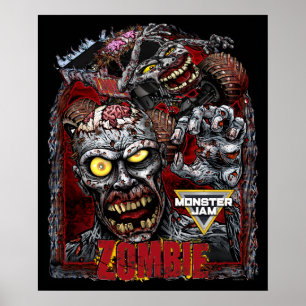 Monster Jam Zombie Poster