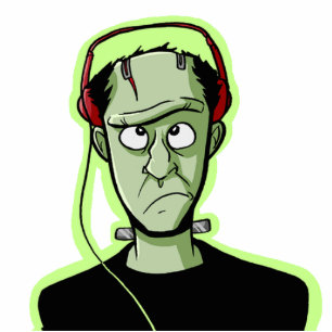 Monster Listening Buddy Cutout