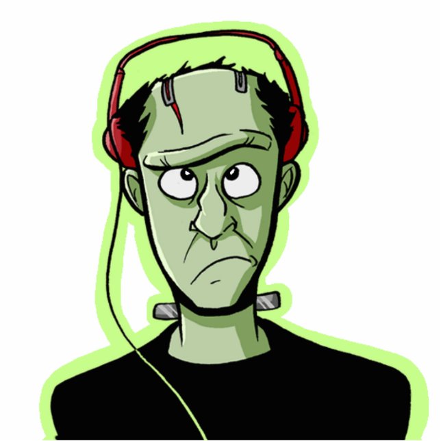 Monster Listening Buddy Cutout (Front)