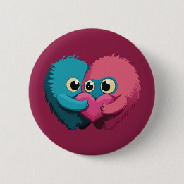 Monster Love Button