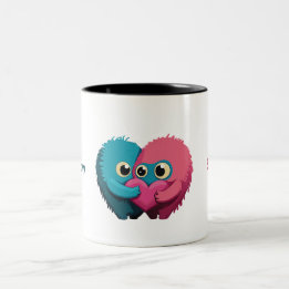 Monster Love Two-Tone Coffee Mug