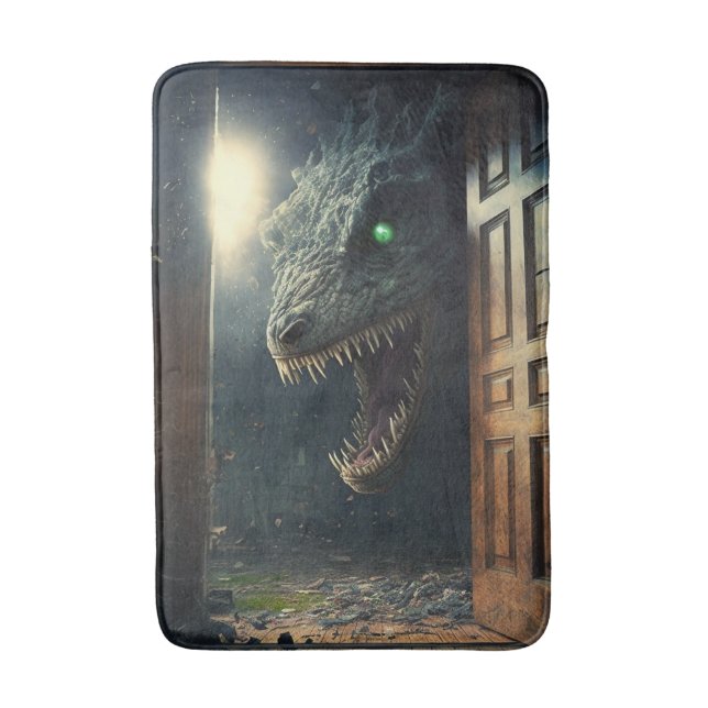 monster lurk bath mat (Front Vertical)