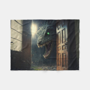 monster lurk fleece blanket