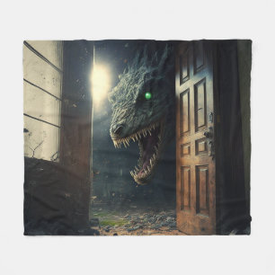 monster lurk fleece blanket