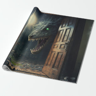 monster lurk wrapping paper