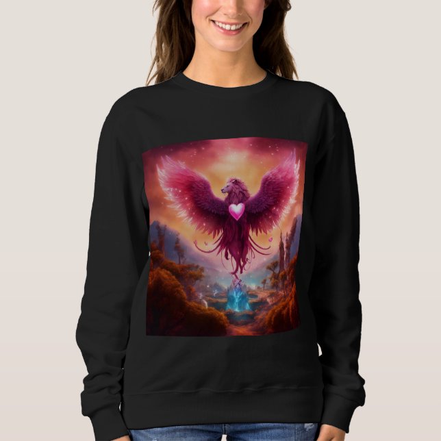 monster magical lion fly sweatshirt (Front)