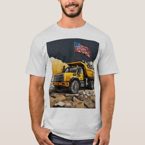 Monster Mash _ Animated Truck Sticker Tee T_Shirt