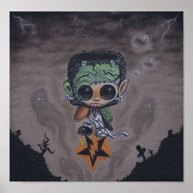 monster mash art print (Front)