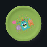 MONSTER MASH BIRTHDAY monster party plates<br><div class="desc">MONSTER MASH BIRTHDAY monster party plates</div>