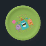 MONSTER MASH BIRTHDAY monster party plates<br><div class="desc">MONSTER MASH BIRTHDAY monster party plates</div>
