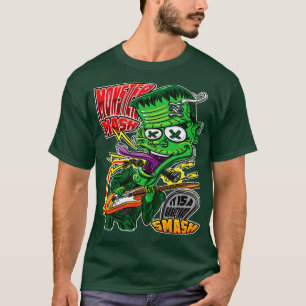 monster-mash-frankenstein-on-guitar, band, franken T-Shirt