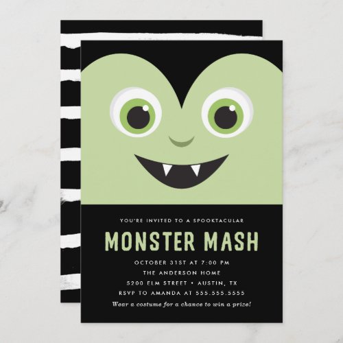 Monster Mash  Halloween Party Invitation