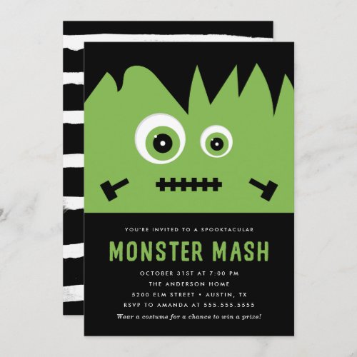 Monster Mash  Halloween Party Invitation