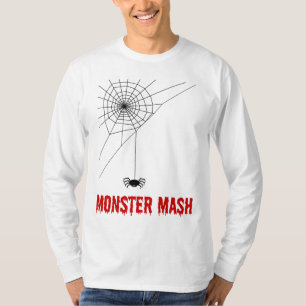 Monster Mash Halloween Spider Web T-Shirt