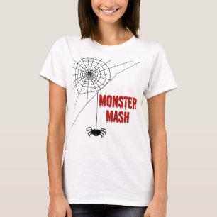 Monster Mash Halloween Spiderweb T-Shirt