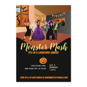 Monster Mash Invitations