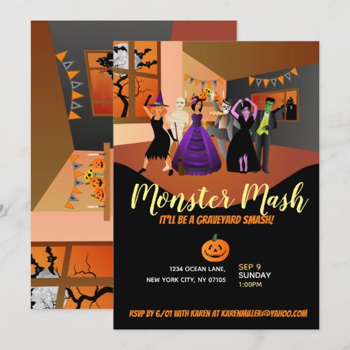 Monster Mash Invitations | Zazzle