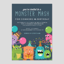 MONSTER MASH KIDS BIRTHDAY PARTY INVITATION invite