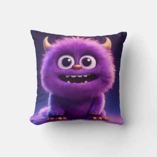 Monster Mash Pillows Adorable Designs for Dreamy  Throw Pillow