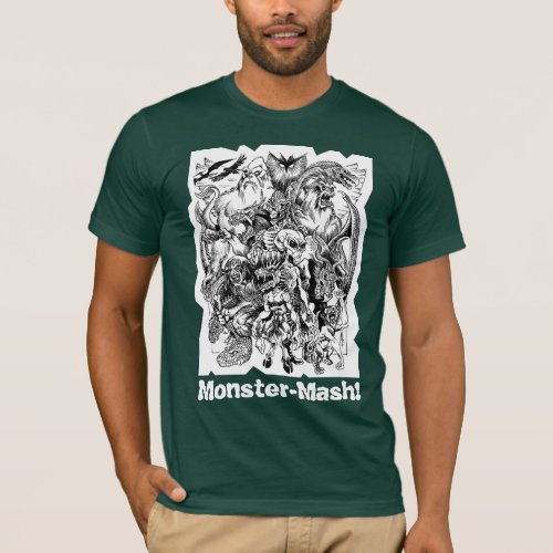 Monster Mash_up Cryptid Zoo Tee