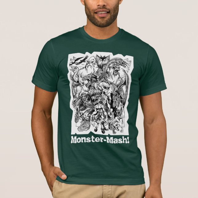 Monster Mash-up Cryptid Zoo Tee (Front)
