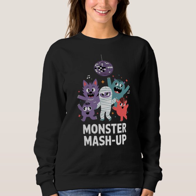 monster mash up  sweatshirt (Front)