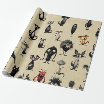Monster Mash Wrapping Paper by karenfoleyphoto at Zazzle