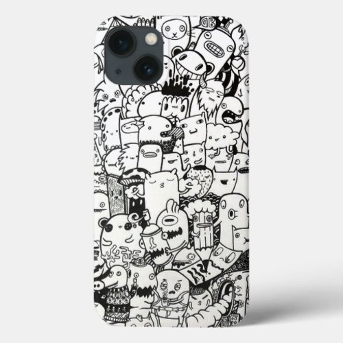 Monster Mashup iPhone 13 Case