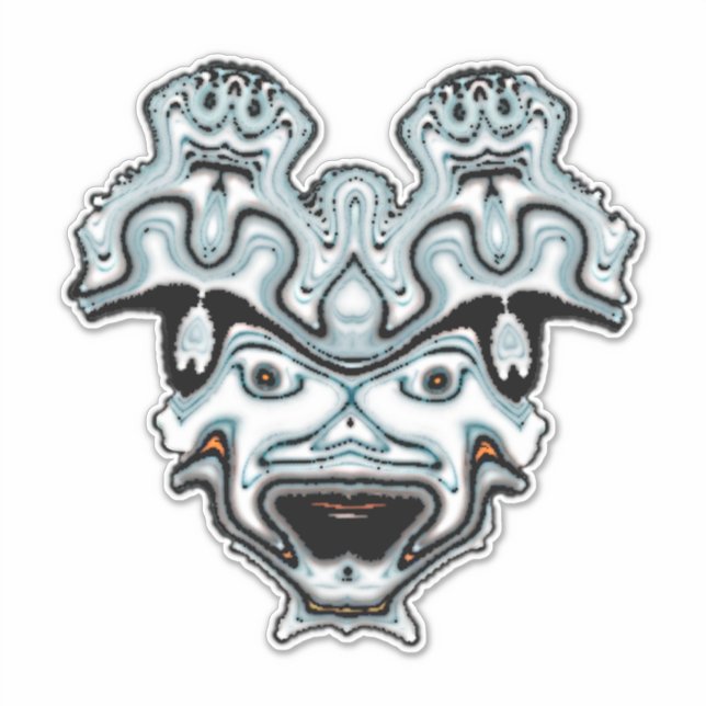 Monster Mask Sticker (Front)