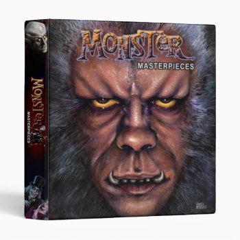 Monster Masterpieces Collector's Binder #2 by themonsterstore at Zazzle