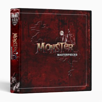 Monster Masterpieces Collector's Binder #3 by themonsterstore at Zazzle