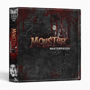 Monster Masterpieces Collector's Binder #4 by themonsterstore at Zazzle