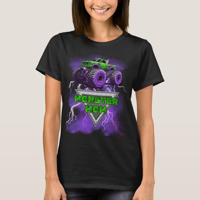 Monster Mom- Monster Truck Women's T-shirt (Front)