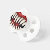Monster Mouth - funny Halloween Baby Pacifier (Front Right)