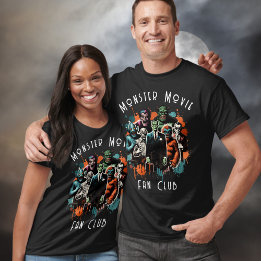 Monster Movie Fan Club Classic Sci-Fi  T-Shirt