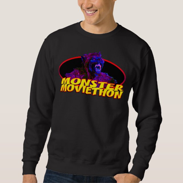 Monster Moviethon Werewolf Wild Colors Sweatshirt (Front)