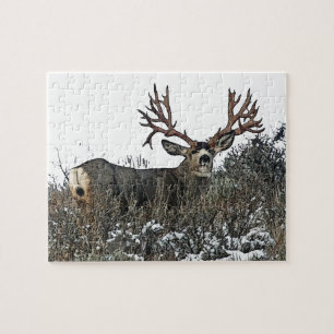 Monster mule deer 2 jigsaw puzzle