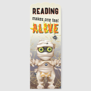 Monster Mummy Literacy Kids Bookmarks