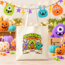 Monster Munch Kids Halloween Candy Bag