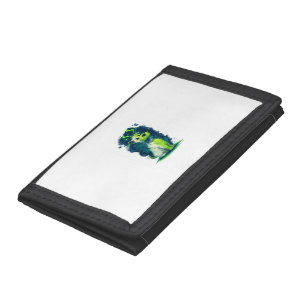 Monster Mutt � Cute Halloween Dog Tri-fold Wallet