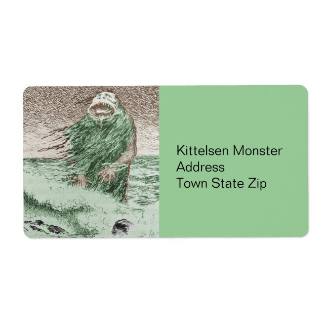 Monster Nokken Walking Out of the Water Label (Front)