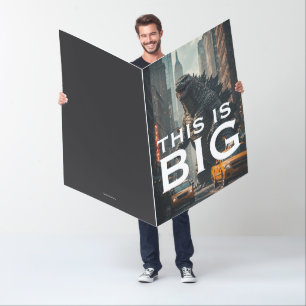 MONSTER NYC FUNNY BRTHDAY BIGGEST GREETING Card