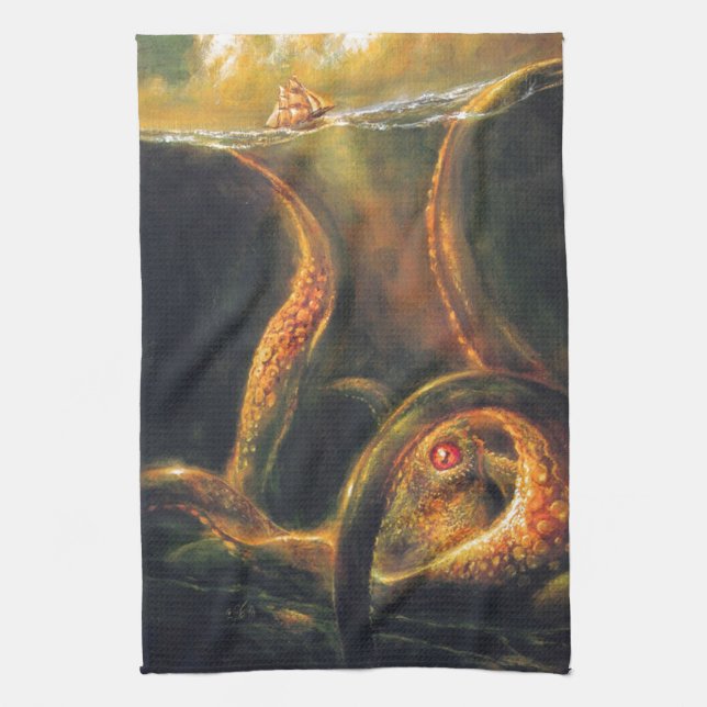 Monster Octopus Towel (Vertical)